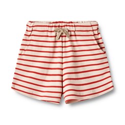 Wheat jersey shorts Kalle - Red stripe